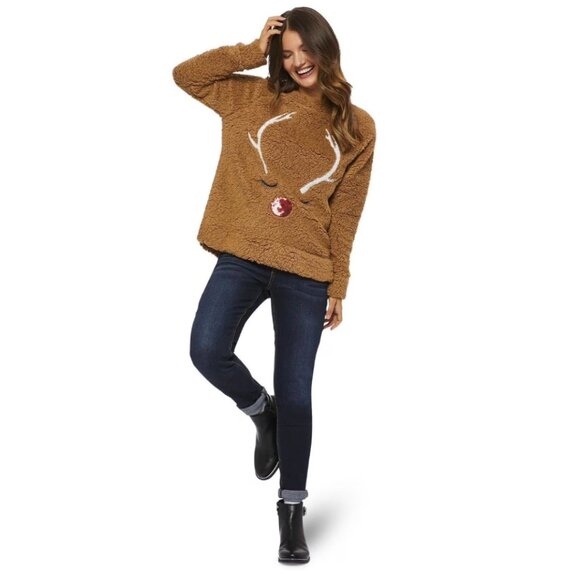 Embellished Sherpa Top with tag. - Picture 3 of 6